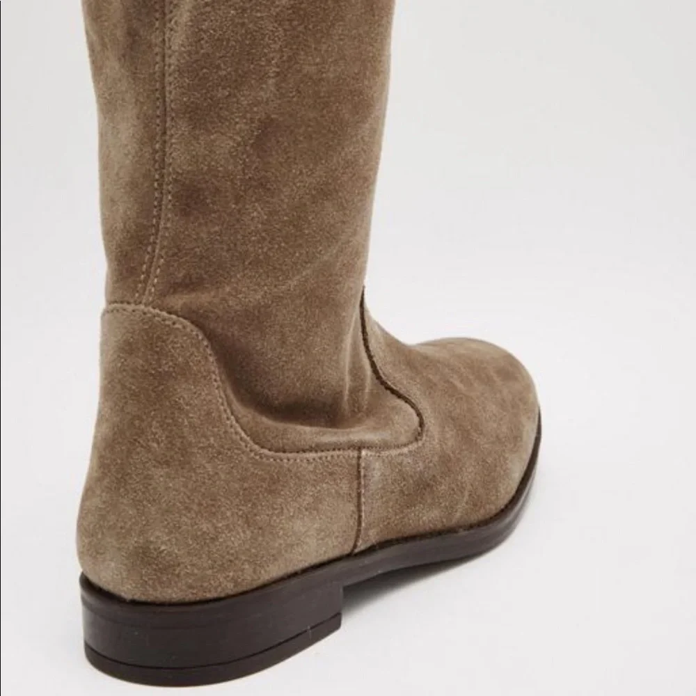 Aldo Taupe Suede Over-knee Boots